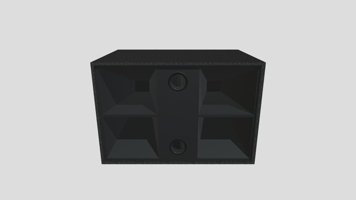 Bass Bin 1 - Subwoofer 3D Model