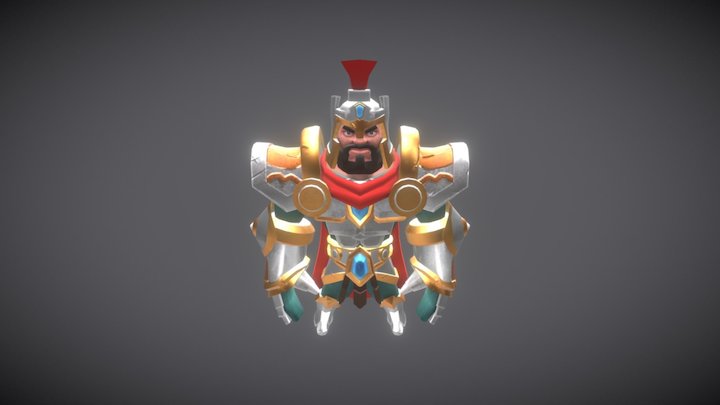 Stylized Soldier 3D Model