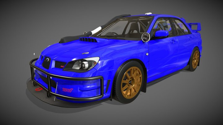 Subaru_Impreza_WRX_STi 3D Model