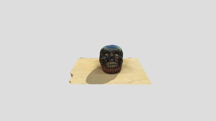 porcelain skull 3D Model