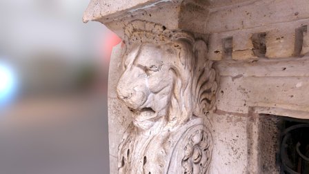 Guardian lion of the Opera 3D Model