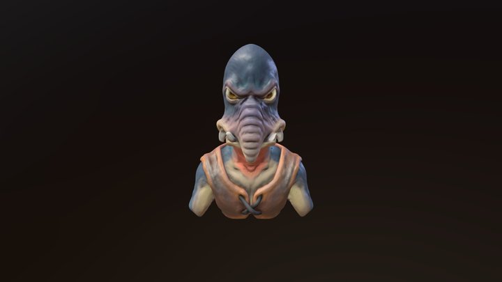 Watto bust 3D Model