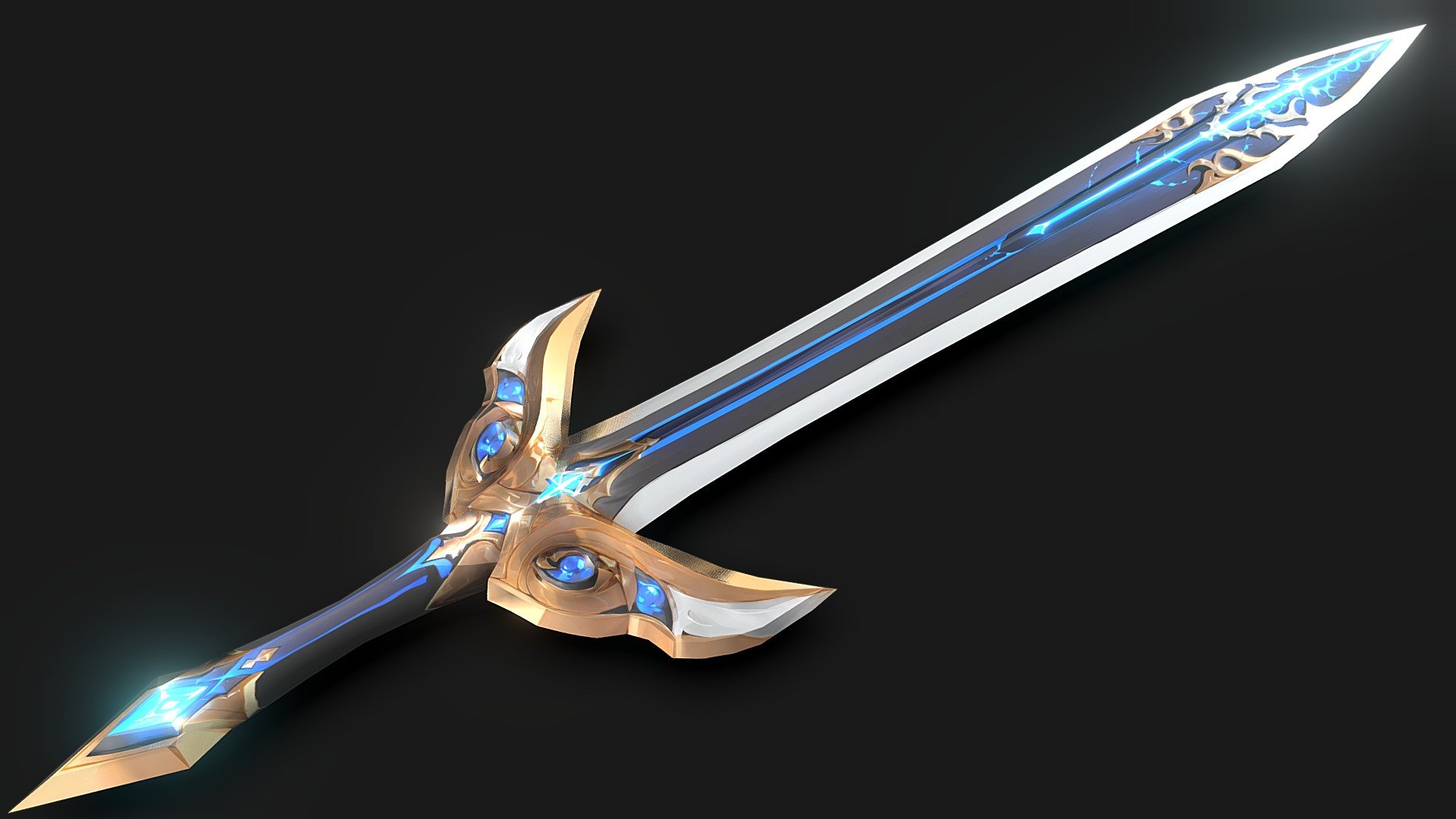 Sword Etherbrjótr - Buy Royalty Free 3D model by Wrotzal [7c100ff ...