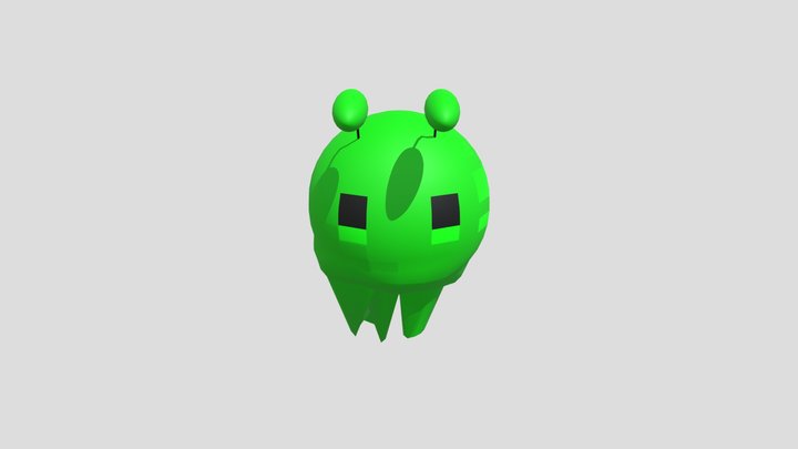 Green Slime 3D Model