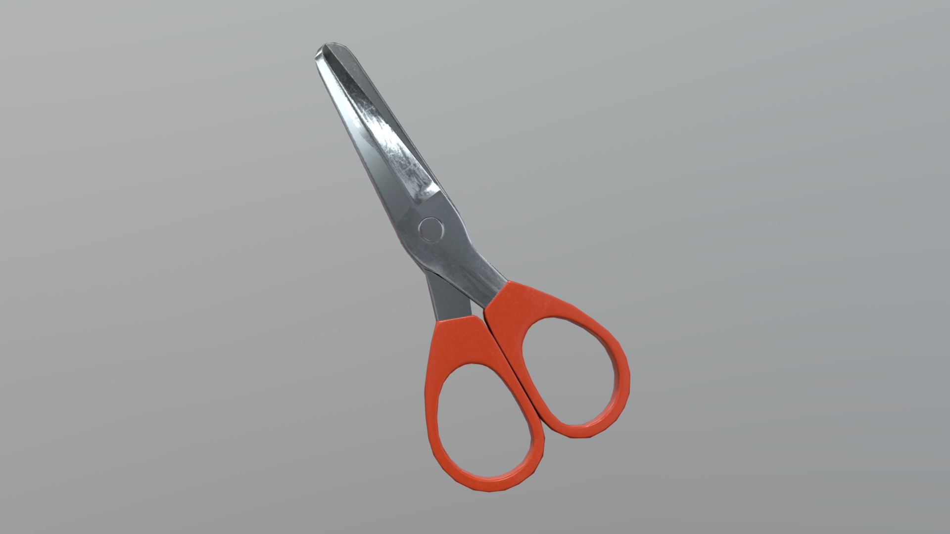 3D model Scissors 5 - This is a 3D model of the Scissors 5. The 3D model is about a pair of scissors.