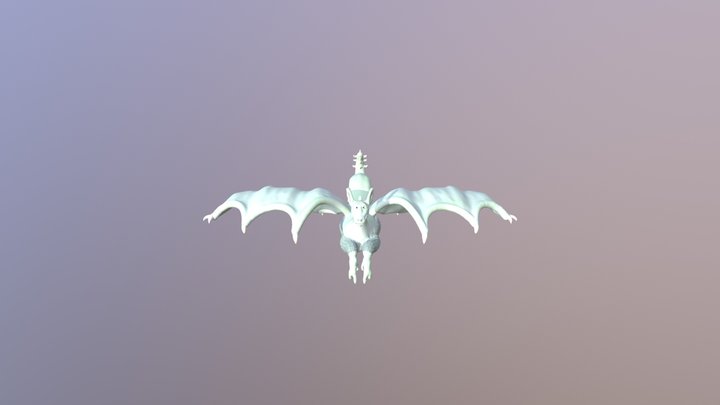 Flying Dragon 3D Model