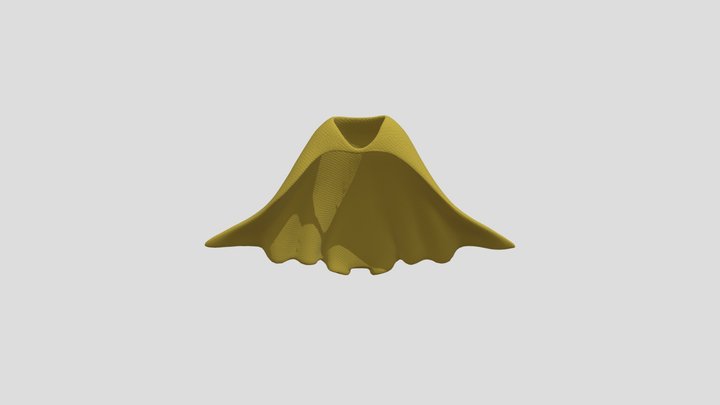 Superhero Cape 3D Model