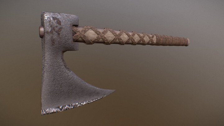 Viking Axe 3D Model