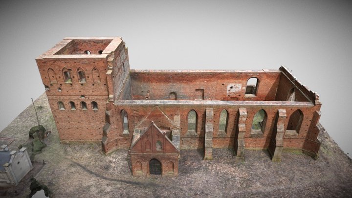 Ruiny kościóła w Steblewie (Church ruins) 3D Model