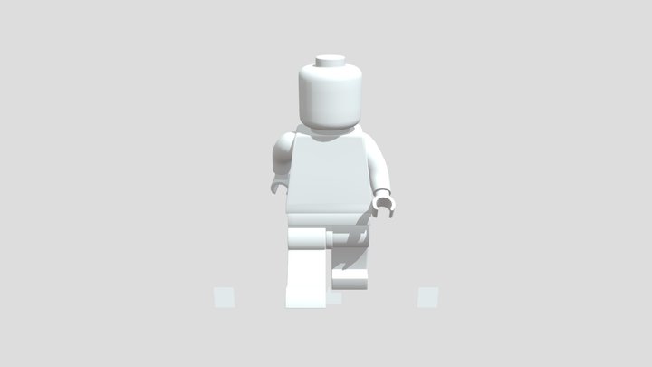 Projeto de Bloco - Personagem Lego 3D Model