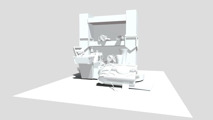 Lisby_Jamille D_Witchbox_3_1_Bokks_Scrools_Assig 3D Model