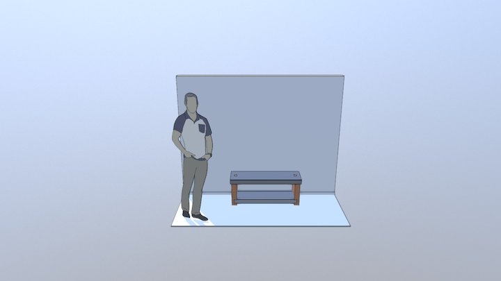 Entrance bench 3D Model