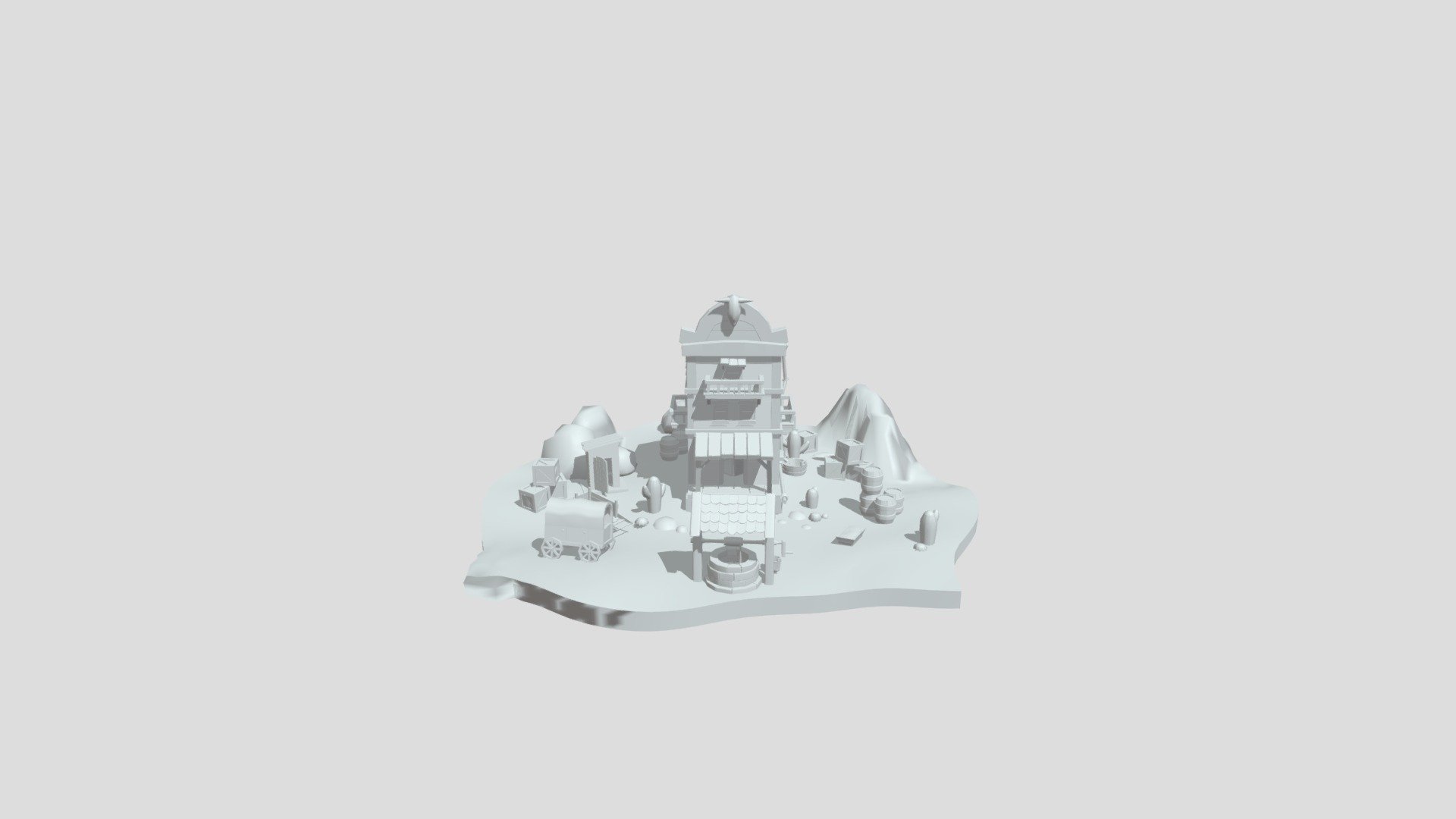 Wild Wild West - 3D model by Liyoi [7c16084] - Sketchfab