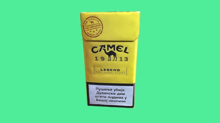 Camel Cigarette box 3D Model