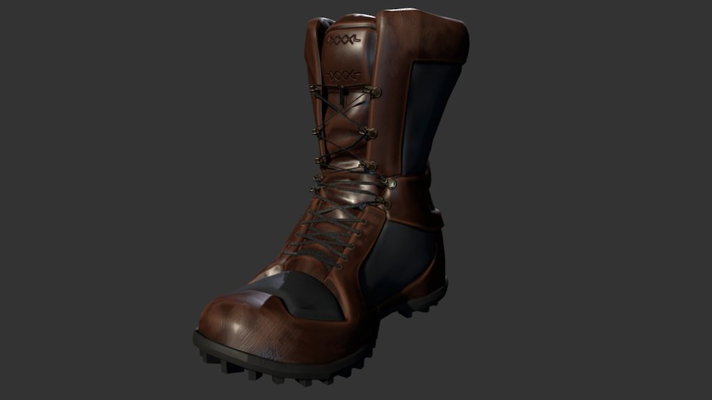 Stylized Boot - 3D model by progo [7c165fb] - Sketchfab