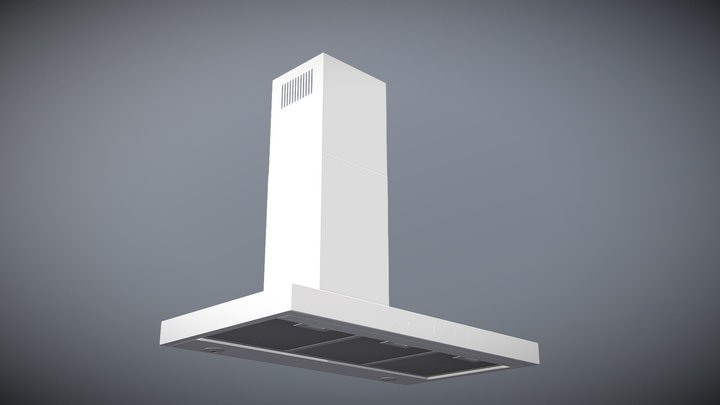Kitchen Hood Model 3D fbx 3D Model