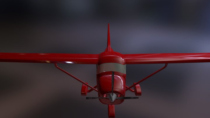 Cesna 172 3D Model