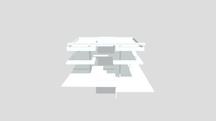 CASA VILLA LOBOS ESTRUCTURA 3D Model