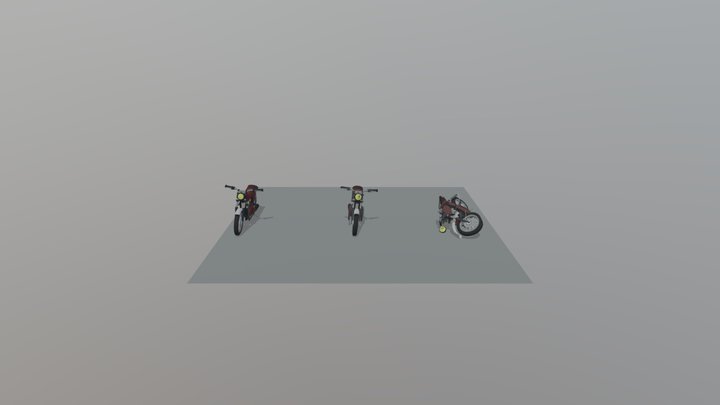 Motorcycle 3D Model
