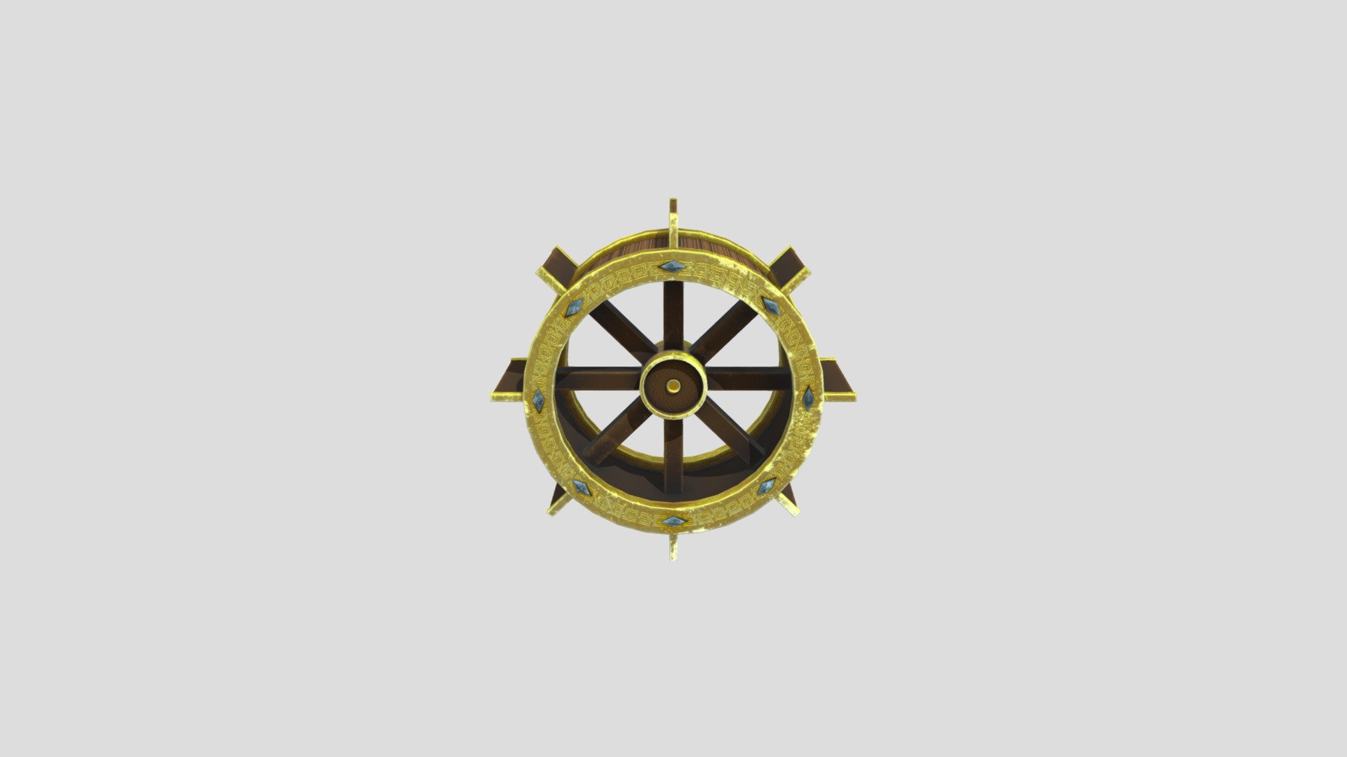 Stylized Water Wheel