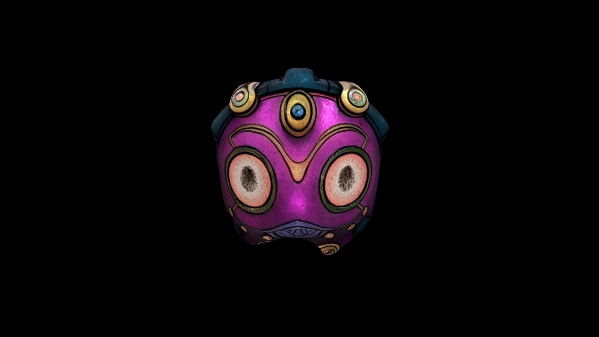 Happy Mask 331 Download Free 3D model by klrxyz [7c19e1c] Sketchfab