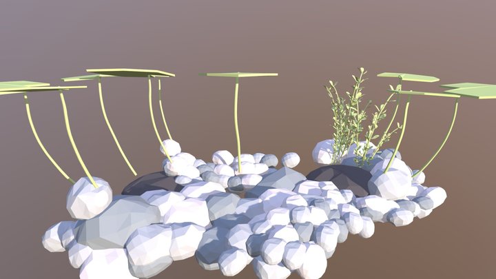 pond scene v1 3D Model