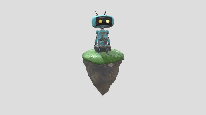 Tim, the lonely sky watcher 3D Model