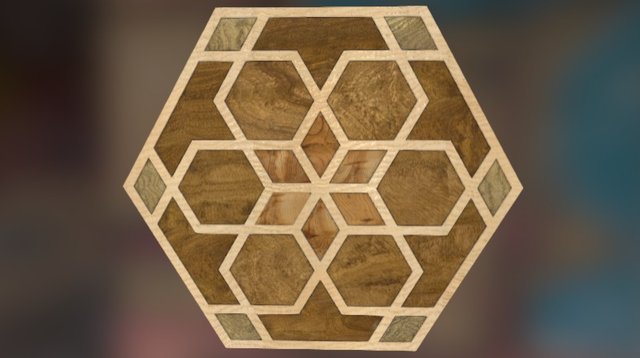Naked Geometry Hexagon Copy 3D Model
