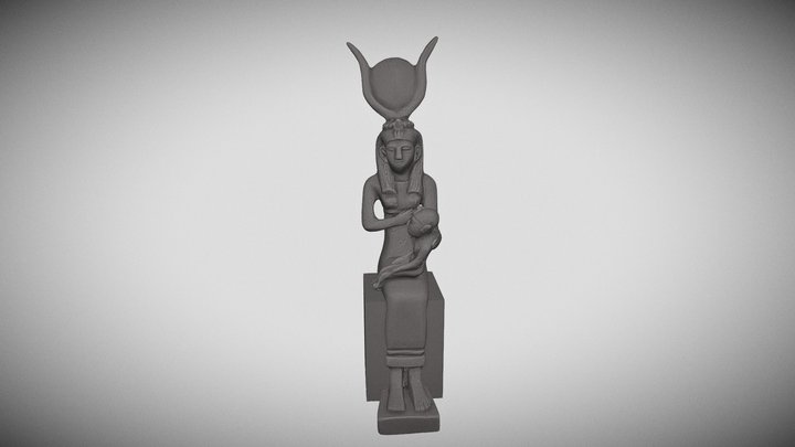 Isis y Horus 3D Model