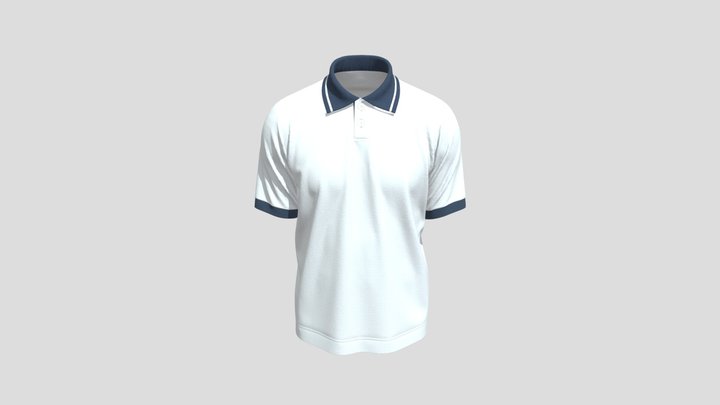 Polo Shirt 2 3D Model