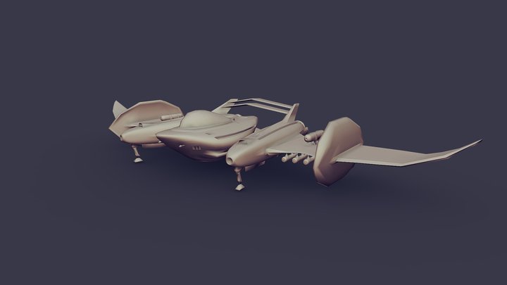 Flying Machine CT4012 Alexander Eveleigh S190290 3D Model