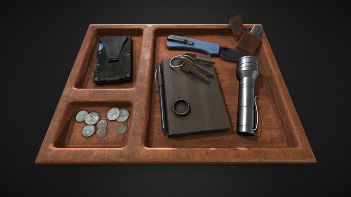 Every Day Carry Tray 3D Model