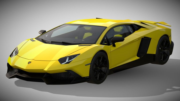Lamborghini-aventador 3D models - Sketchfab