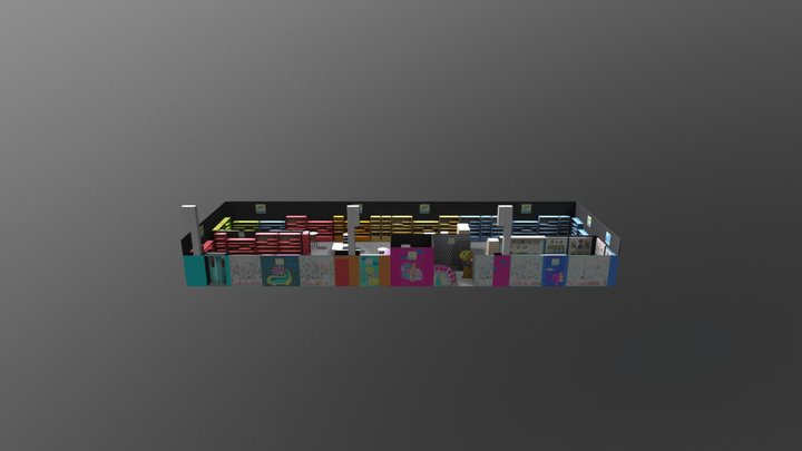 STAND DJECO_SPIELWARENMESSE_NUREMBERG 2018 3D Model