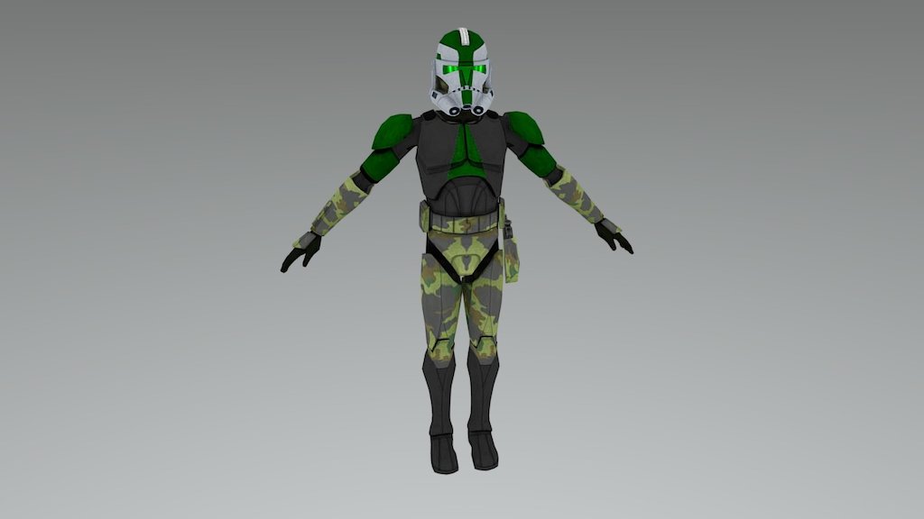 Star Wars 41st Commander Gree - 3D model by reizer [7c2249d] - Sketchfab