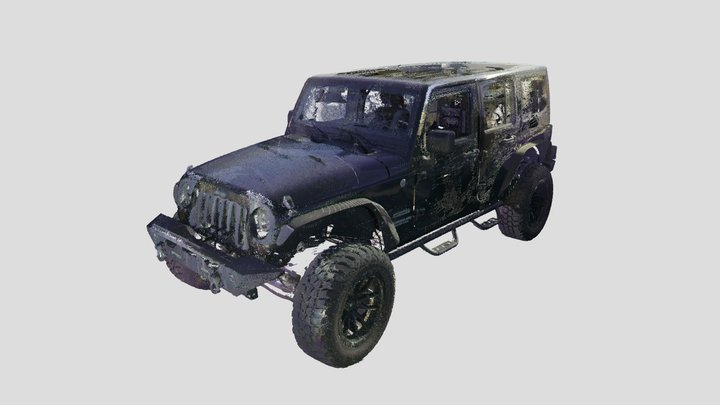 Sample Jeep Wrangler 3D Model