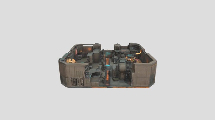 3D Game Map Environment