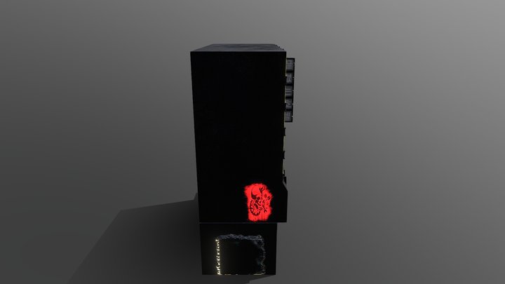 Cyberpunk Hotel 3D Model