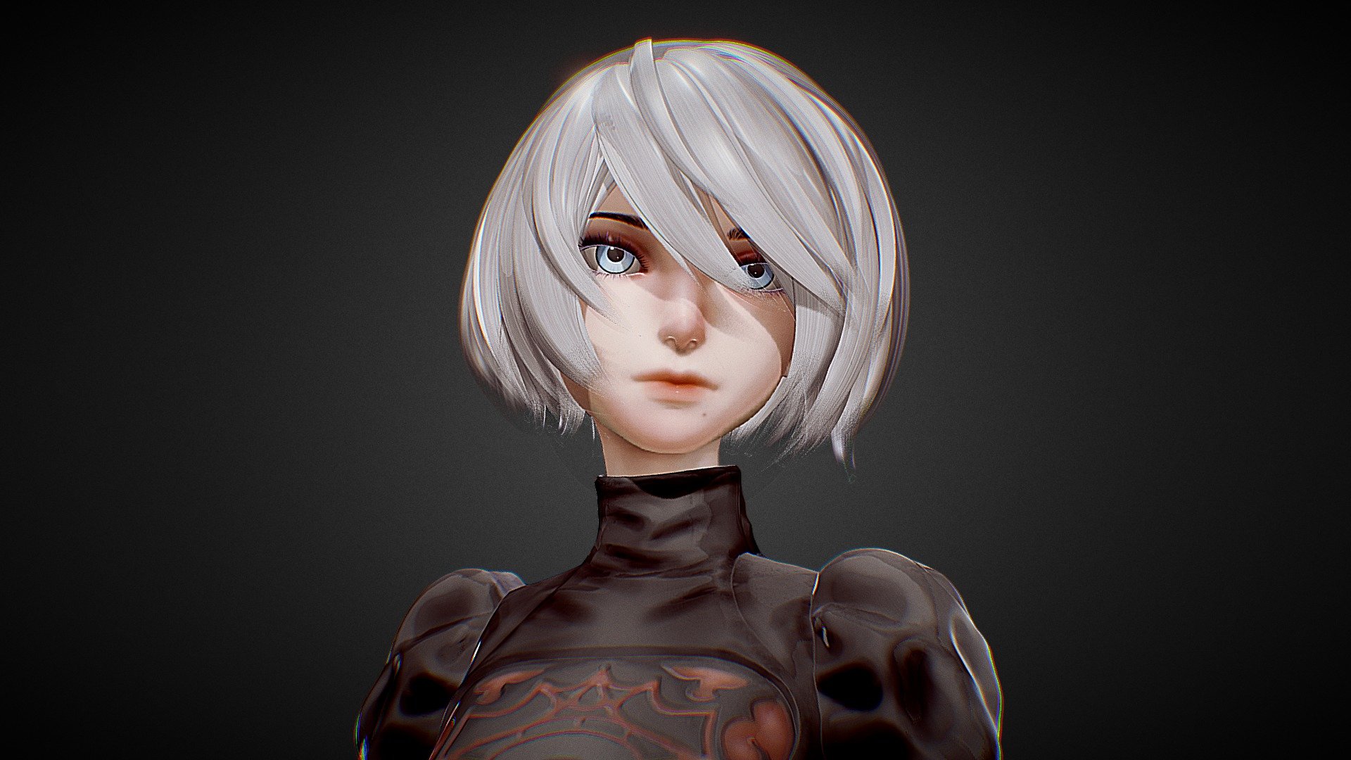 2B bust - 3D model by plvd (@bob467) [7c25640] - Sketchfab