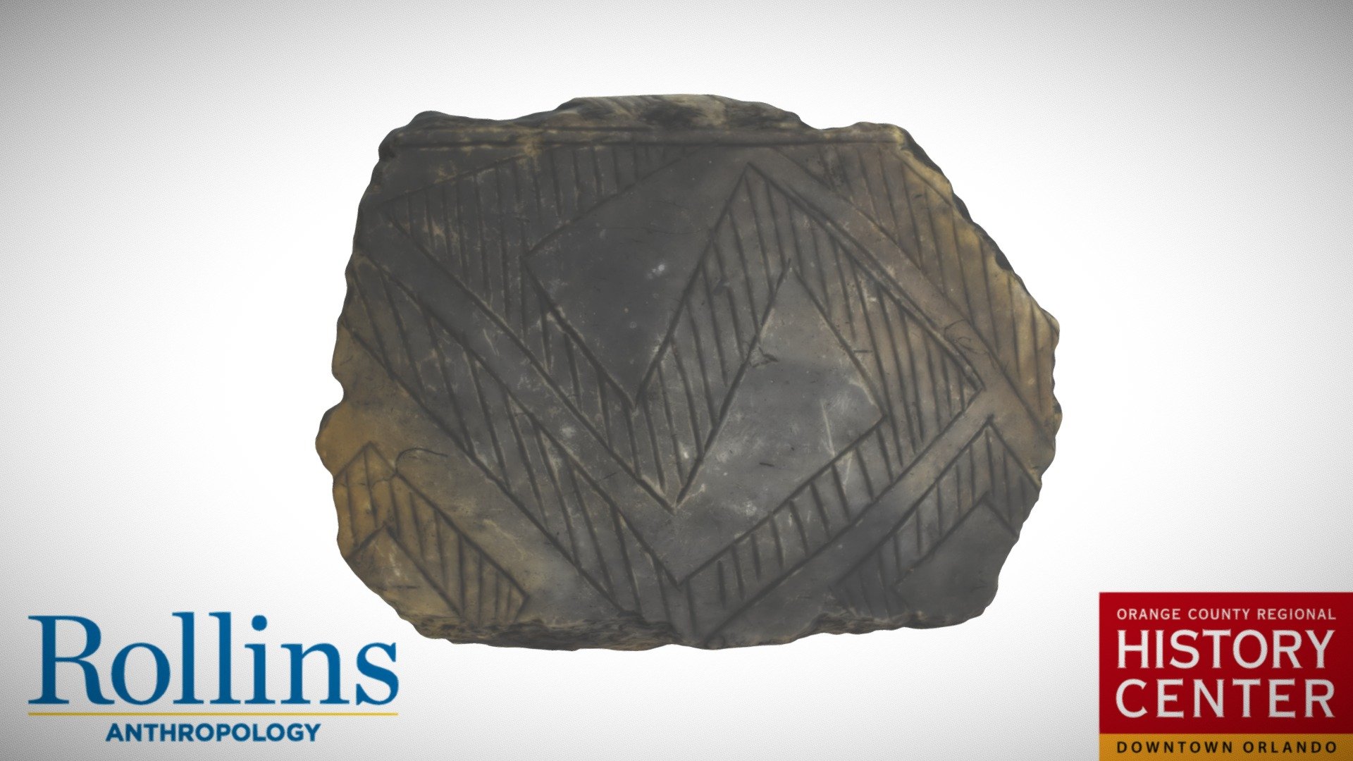 Orange Incised Pottery, Orange County, FL Download Free 3D model by