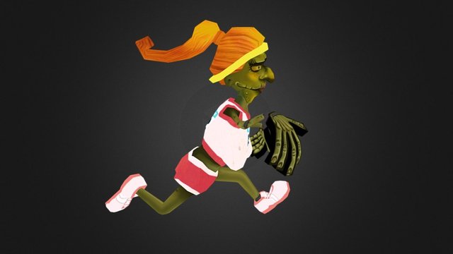 Zombie "Girl" 3D Model