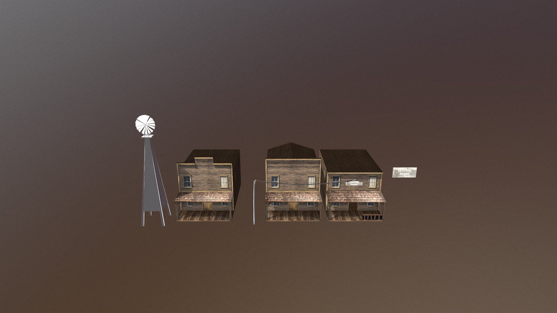 Wild west buildings