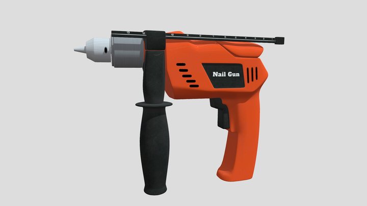 Nail Gun 3D Model