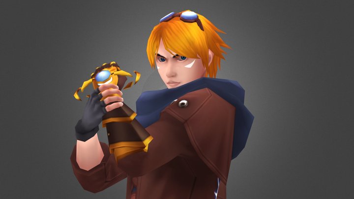 Ezreal 3D Model