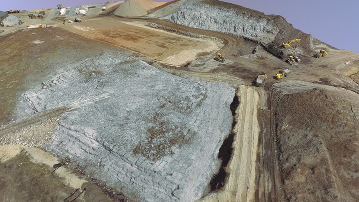 Nantucket Landfill W Side 1/2 Resolution 3d Mesh 3D Model
