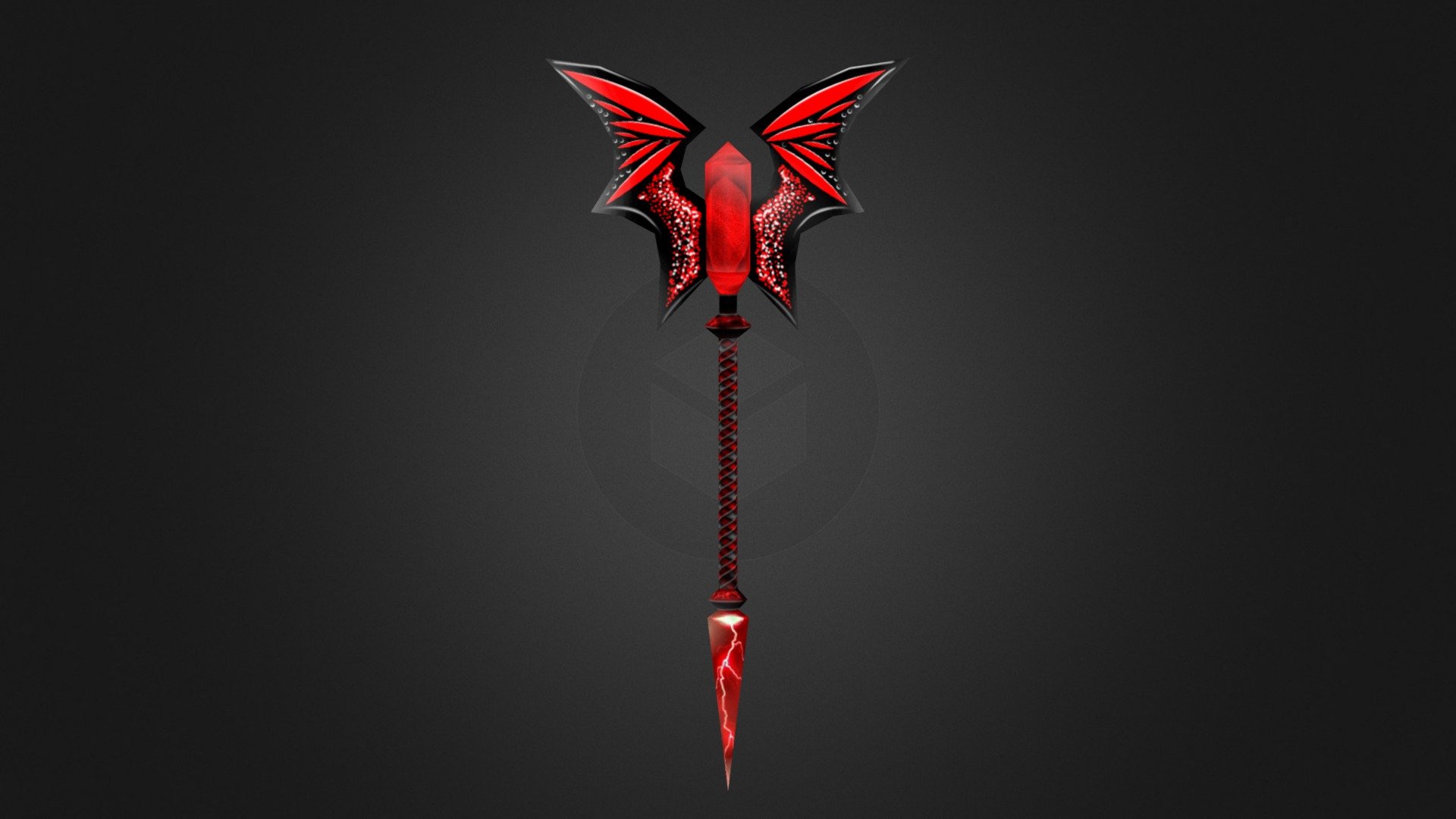 red staff - 3D model by budipratoma [7c2a1b6] - Sketchfab