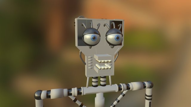 Fnaf Endo Skeleton 3D Model