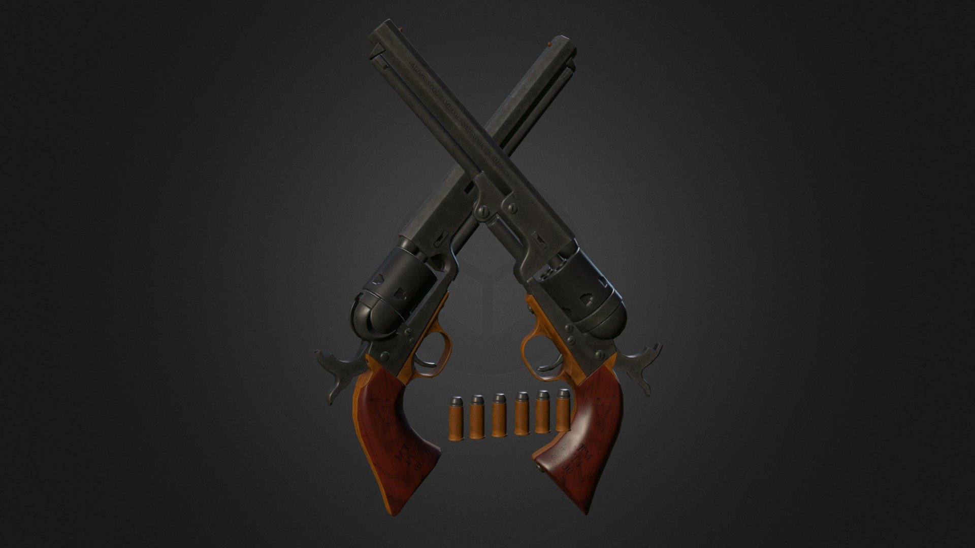 Colt 1851 Navy - Download Free 3D model by Euan Mitchell (@tigg ...