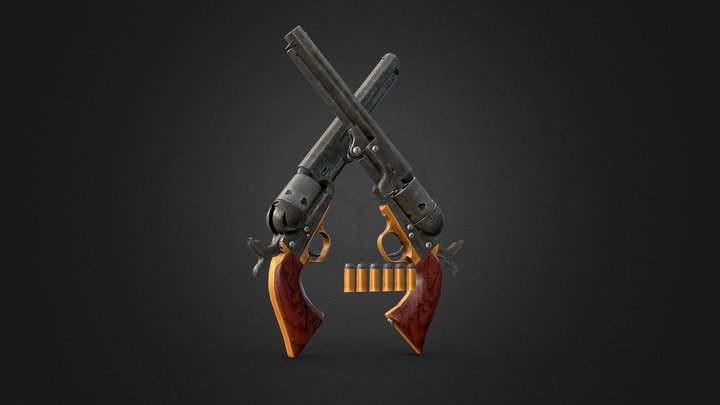 Colt 1851 Navy 3D Model