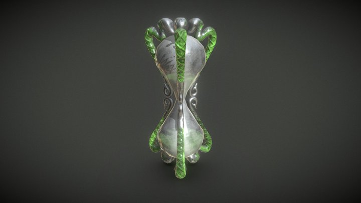 Snake Hourglass 3D Model